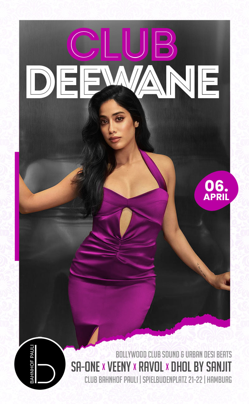 Bollywood Party Club Deewane in Hamburg - 06.04.2024