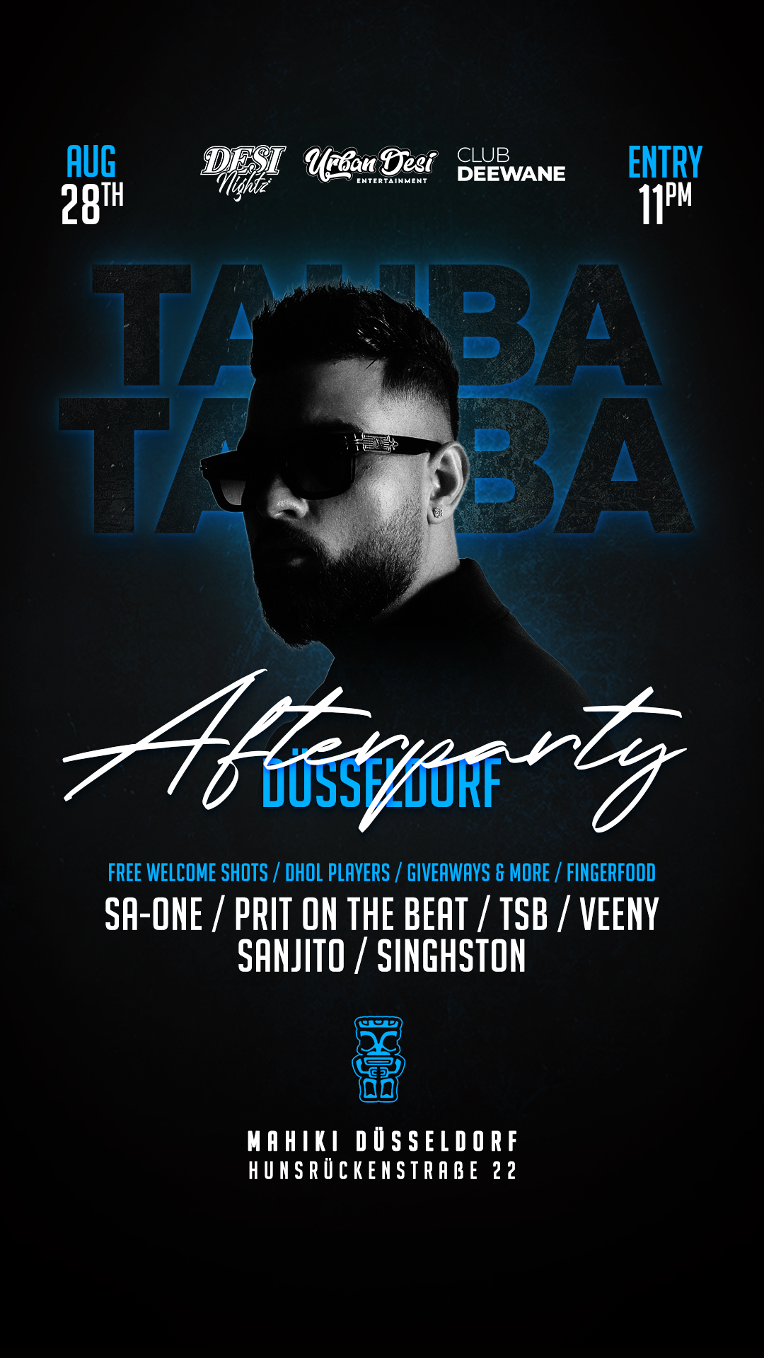 Karan Aujla After Show Party in Düsseldorf - 28.08.2025 - Club Mahiki